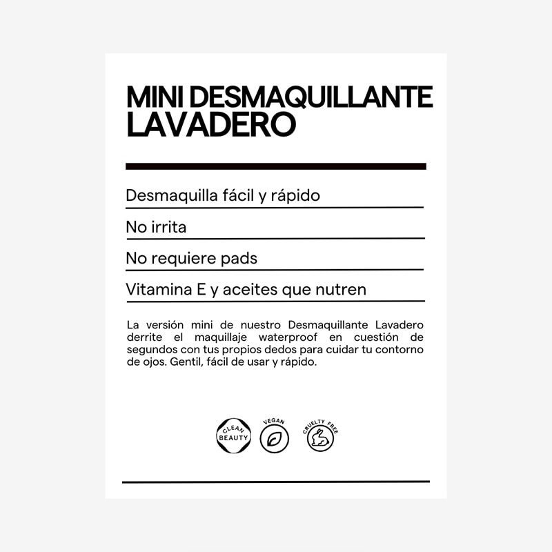 DESMAQUILLANTE WATERPROOF LAVADERO (DESMAQUILLANTE PARA OJOS)